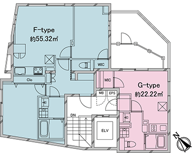 5階 間取り画像
